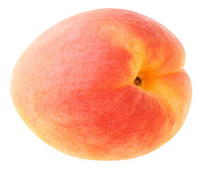 One pink apricot cut out