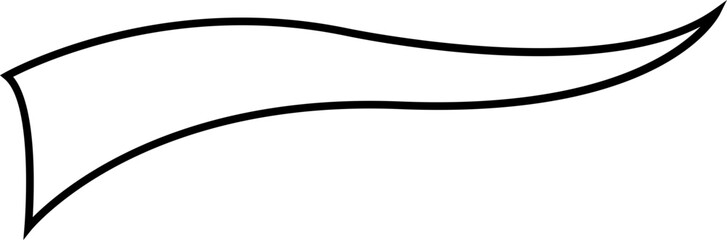 Text Tail Swoosh Baseball line Sign, Typography font curve tail, font swoosh tail ornamental vector, text ornaments football or athletics tail, ornamental swash underline Swirl