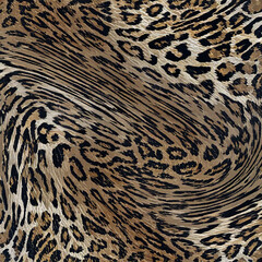 Seamless patterned texture of animal skin, animal print.