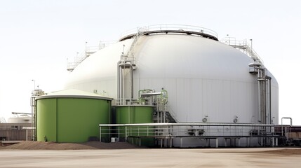 Obraz premium A photo of an anaerobic digester