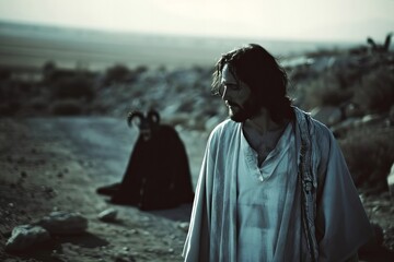 Jesus Resists Temptation: Overcomes Satan's Tests in the Wilderness for Forty Days