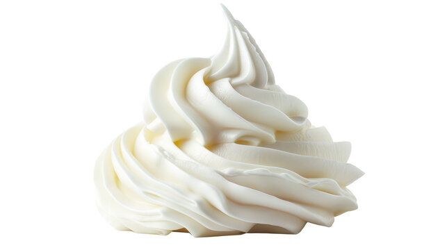 White bizet cookie on transparent