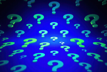 Seamless question mark background. Repeating pattern, inquiry, mystery, puzzle. Great for design.