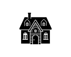 creative details house icon vector Illustration