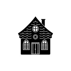 creative details house icon vector Illustration