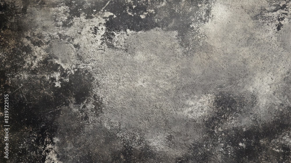Aufkleber Surfaces blend seamlessly in shades of gray, creating an emotional landscape. Subtle variations in texture invite reflection and introspection in a serene atmosphere