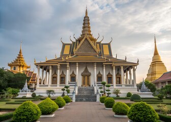 Fototapeta premium Silver Pagoda - Phnom Penh - Cambodia