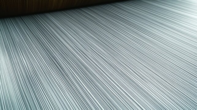 Abstract Metallic Wire Texture with Light Reflections and Parallel Lines