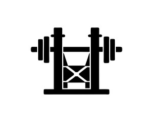 creative details power rack icon vector Illustration