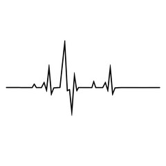 Color vector images of various medical charts (e.g. ECG graph) on white background.