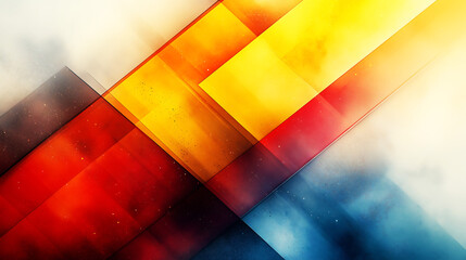 Abstract geometric pattern in vibrant summer hues 2