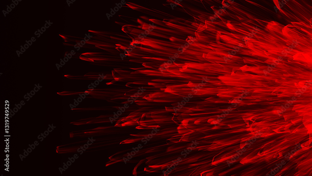 Poster futuristic point wave of particles. visualization of sound waves. technology or science banner. abst