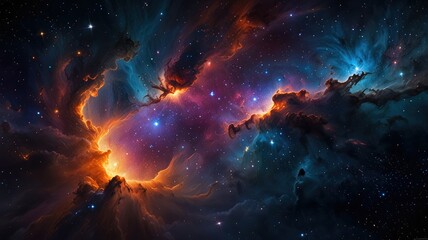 A stunning picture that takes observers on a journey through vastness of universe, showcasing faraway galaxies and mesmerizing splendor of cosmos