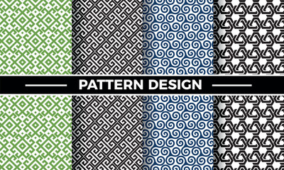 Modern Abstract Pattern Design Set