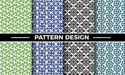 Modern Abstract Pattern Design Set