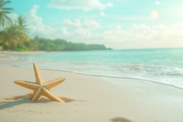 starfish on the beach