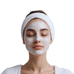 Beautiful Woman Clean Fresh Skin Isolated Background