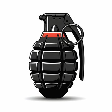 hand grenade vector illustration