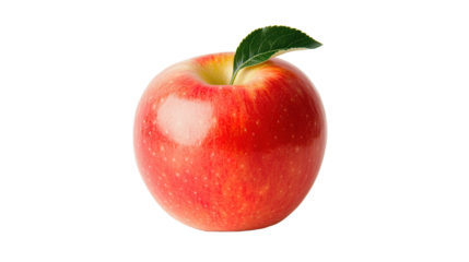 Fresh red apple clipart for educational and marketing use