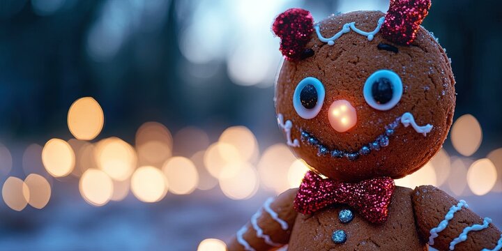 Gingerbread fashion for modern christmas 2025 winter holiday