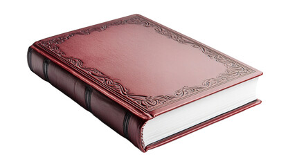 Obraz premium Elegant vintage-style book mockup graphic design minimalist top view creative presentation