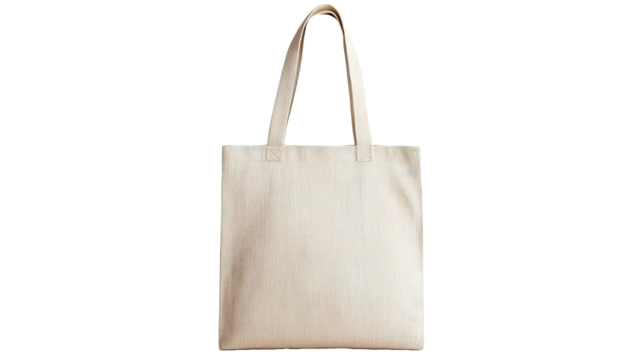 Eco-friendly reusable tote bag mockup on for sustainable shopping concepts
