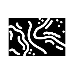 nautical chart sailing sport glyph icon vector illustration