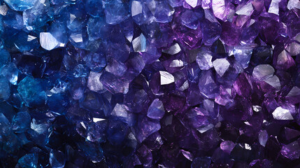 Forbidden eternity crystal texture with shimmering sapphire and amethyst hues for use in fantasy themed backgrounds mystical illustrations and enchanted design. Sapphire Shimmer. Illustration