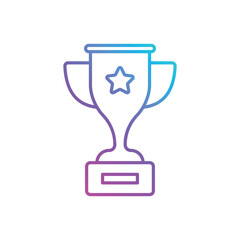 Trophy Vector icon