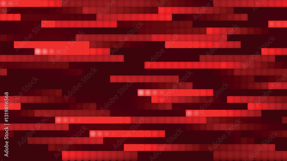 Poster abstract horizontal glowing color lines. multicolored horizontal linear background. abstract gradien