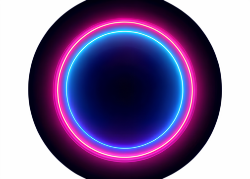round button with reflection