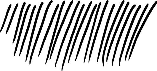 Brushes black color stripes watercolor