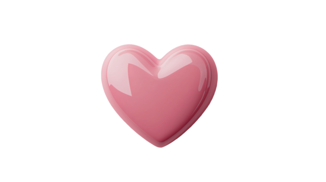 Heart clipart graphic design simple concept emotive style