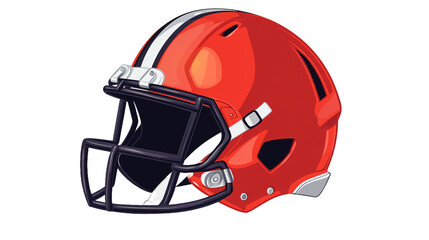 Naklejka premium Exciting football action isolated clipart sports graphics dynamic concept