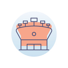 Stadium Vector icon
