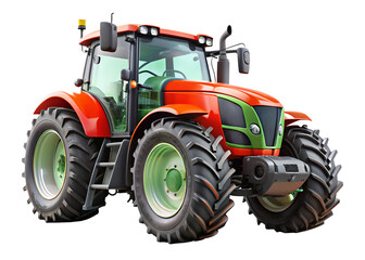 tractor isolated on white background