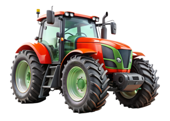 tractor isolated on white background