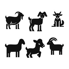 majestic goat illustration  perfect for farm agriculture and nature themes
