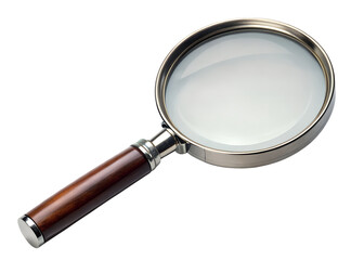 magnifying glass isolated on white background