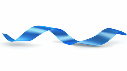 Austral islands flag - wavy ribbon isolated on white background - 3d illustration. Lustral Waves. Illustration