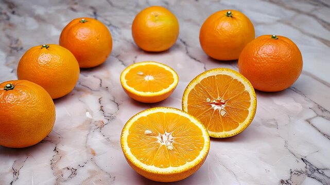 Fresh Juicy Orange Close-Up