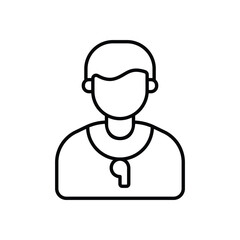 Referee Vector icon