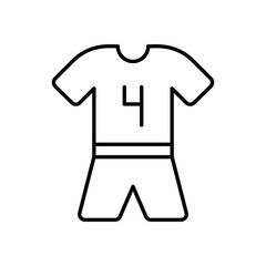 Soccer Jersey Vector icon