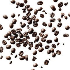 Obraz premium Granos de café 100% natural. 