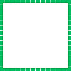 Creative and Colorful Square Border: Frames and Borders 