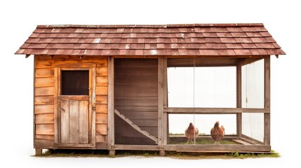 A photo of a chicken coop