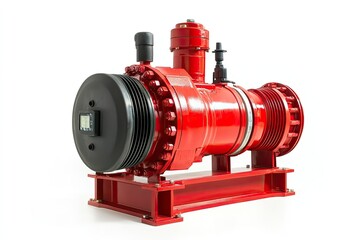  Electric pump isolated on white background