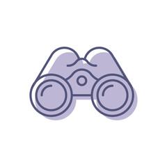 Binoculars Vector icon