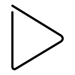 A Bold, Dynamic Play Button Symbolizing The Start Of An Exciting Adventure With A Clean Minimalist Line Art Style