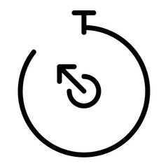 Upward Spiral Of Growth And Progress Depicted In A Simple Circular Line Art Design With A Clean Minimalist Aesthetic